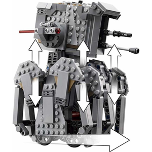 لگو جنگ ستارگان 554 قطعه First Order Heavy Scout Walker 57177 -اسباب بازی